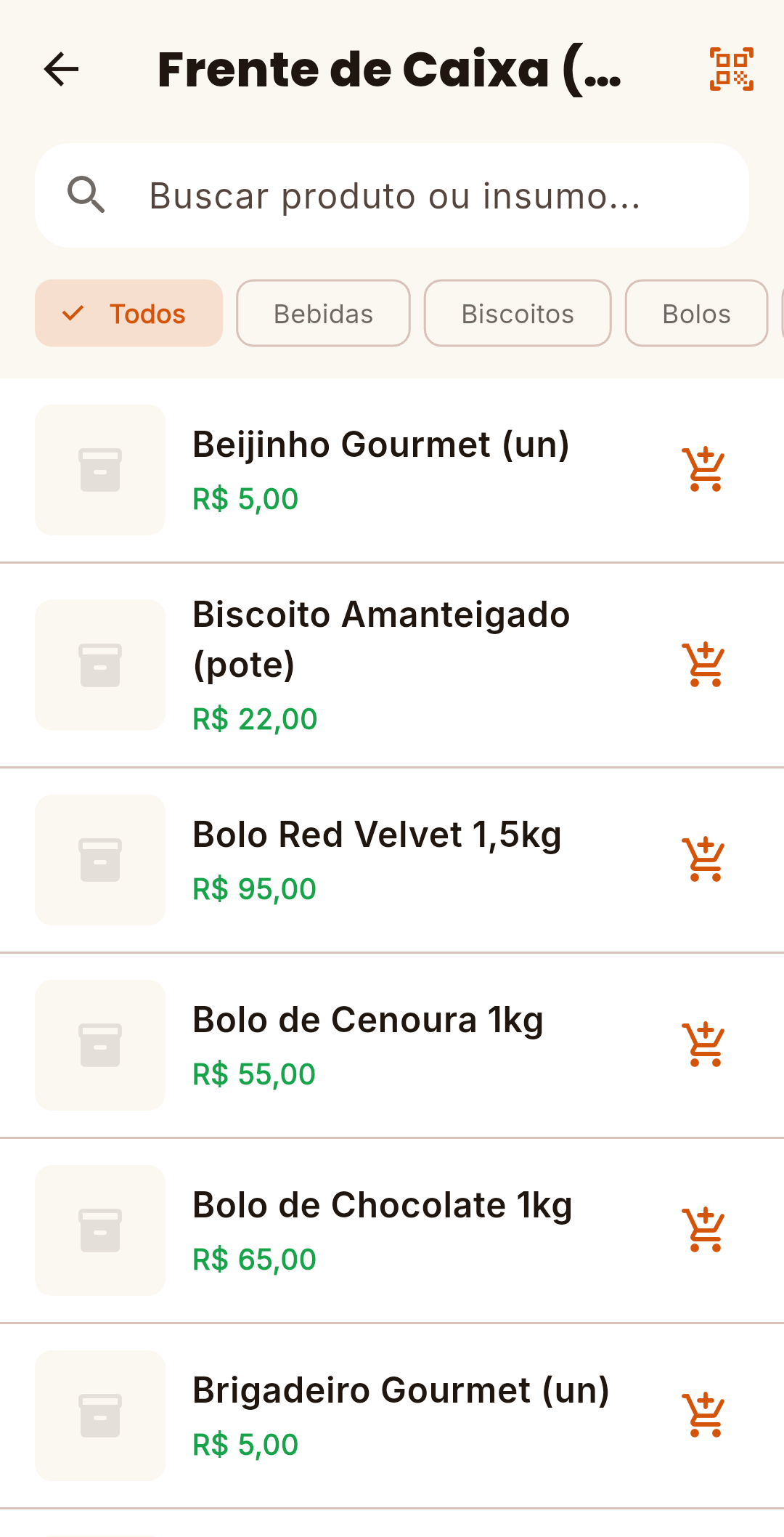 Ponto de Venda (PDV) e Frente de Caixa